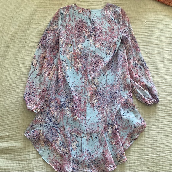 Blue and Pink BCBG Floral Dress - Picture 5 of 7